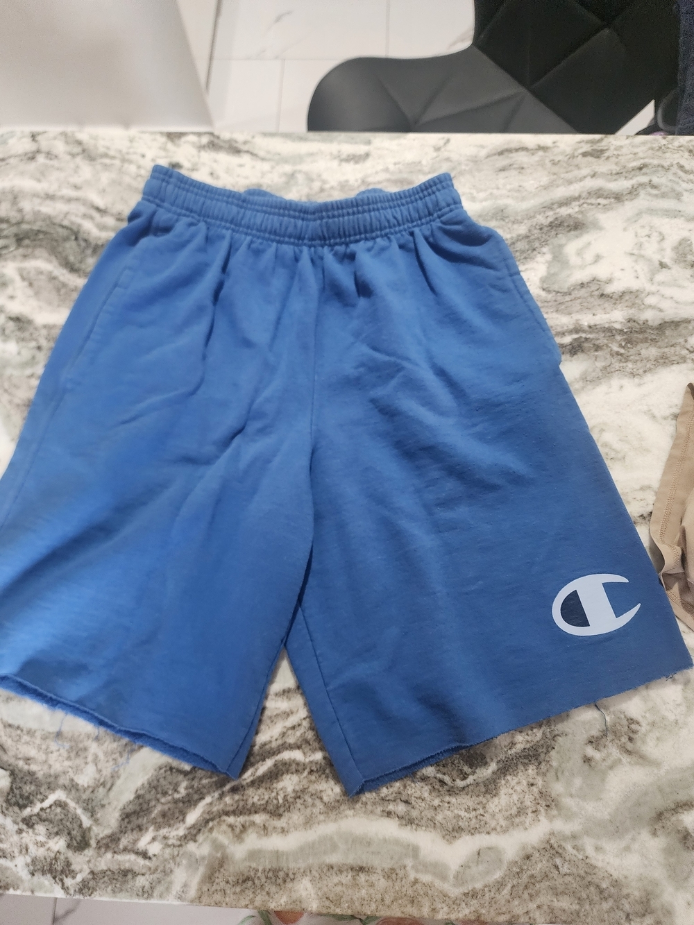 Champion Royal Blue Logo Athletic Shorts